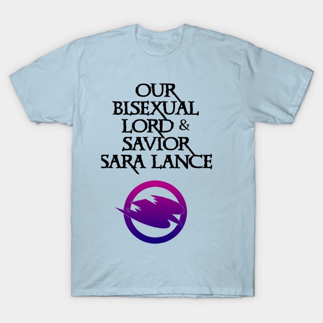 Bisexual Sara Lance T-Shirt by NerdPancake